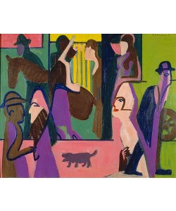 Ernst Ludwig Kirchner, Straße in der Dämmerung. 1929