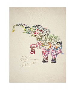 Melody Hogan, COLORFUL ELEPHANT II