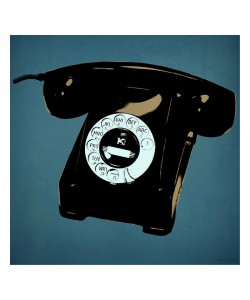 Tina Carlson, TELEPHONE BLUE II