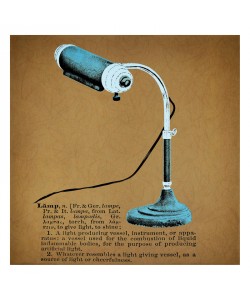 Tina Carlson, VINTAGE LAMP BLUE