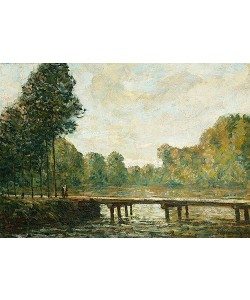 Alfred Sisley, Kleine Brücke über den Fluss Orvanne. 1890