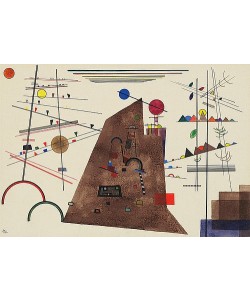 Wassily Kandinsky, Schweres zwischen Leichtem. 1924
