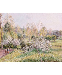 Camille Pissarro, Blühende Apfelbäume in Eragny. 1895