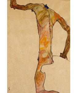 Egon Schiele, Männlicher Akt. 1910