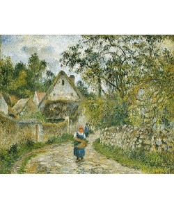 Camille Pissarro, Eine Straße in Hameau-Chaumieres, Valhermeil. 1880