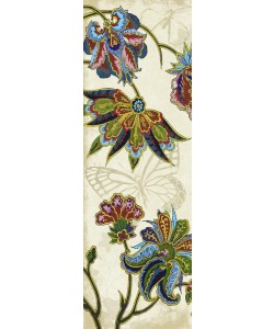 Jace Grey, FLORAL PATTERN BEIGE PANEL I