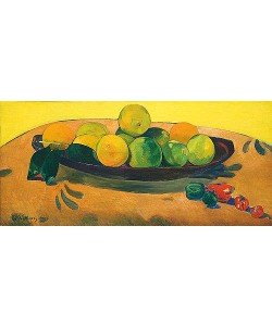 Paul Gauguin, Stillleben mit Früchten und Peperoni. 1892