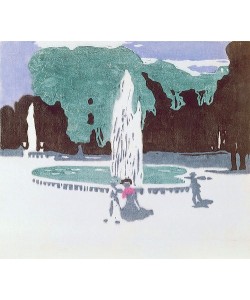Wassily Kandinsky, Im Park von Saint-Cloud. 1906.