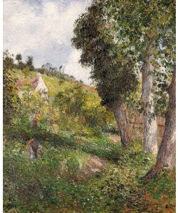 Camille Pissarro, Landschaft mit Gemüsefeld bei Pontoise. Um 1878