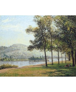 Camille Pissarro, Le Cours-La-Reine in Rouen bei Morgenlicht. 1898