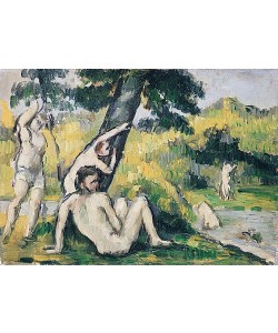 Paul Cézanne, Der Badeplatz.