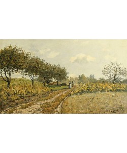 Alfred Sisley, Feldweg auf dem Land (Le Chemin dans la Campagne). 1876