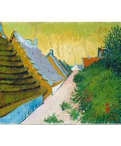 Vincent van Gogh, Dorfstraße in Saintes-Maries. 1888.