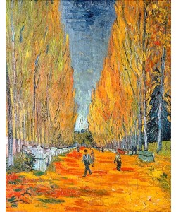 Vincent van Gogh, Die Alyscamps, Allee in Arles. 1888