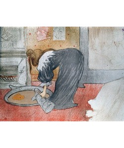 Henri de Toulouse-Lautrec, Frau am Wasserzuber. Aus der Serie 'Elles'. 1896