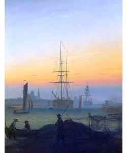 Caspar David Friedrich, Hafen von Greifswald.