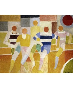 Robert Delaunay, Die Läufer (Les Coureurs). 1926
