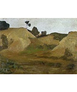 Paula Modersohn-Becker, Landschaft am Weyerberg (Sandkuhle).1899
