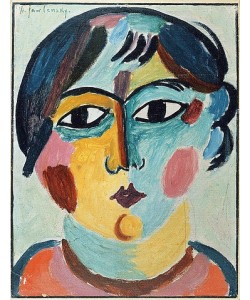 Alexej von Jawlensky, Mädchenkopf.