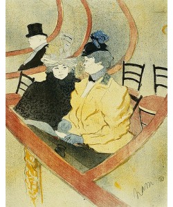 Henri de Toulouse-Lautrec, In der Loge. 1896-97