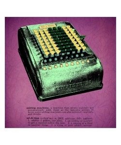Tina Carlson, RETRO ADDING MACHINE