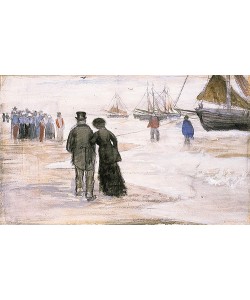 Vincent van Gogh, Der Strand bei Scheveningen. 1882
