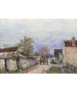 Alfred Sisley, Rue à Veneux. 1883