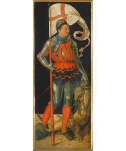 Albrecht Dürer, Paumgartner Altar. Linker Flügel: Der hl.Georg.