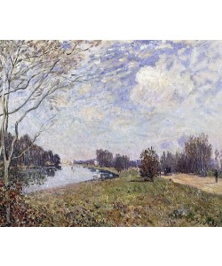 Alfred Sisley, Die Themse bei Hampton Court, East Molesey. 1874