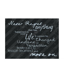 Lauren Gibbons, NEVER REGRET II