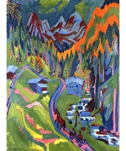 Ernst Ludwig Kirchner, Sertigweg im Sommer. 1923