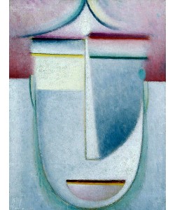 Alexej von Jawlensky, Abstraker Kopf: Komposition Nr. 2 'Winter'. Um 1924
