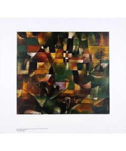 Paul Klee, Landschaft mit gelbem Kirchturm (Offset)