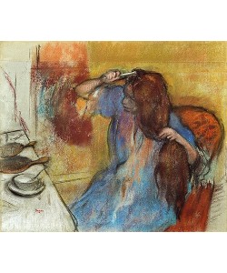 Edgar Degas, Sich kämmende Frau (Femme à sa Toilette). Um 1889