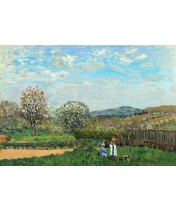 Alfred Sisley, Spielende Kinder auf einer Wiese (Enfants Jouant dans la Prairie). 1873