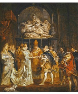 Peter Paul Rubens, Die Hochzeit von Maria de' Medici mit Heinrich IV per Prokuration am 5. Oktober 1600. (vgl. Bild 16409)