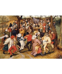 Pieter BRUEGHEL DER Jüngere, Der Hochzeitstanz.