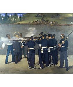 Édouard Manet, Die Erschießung Kaiser Maximilians von Mexico 1867.