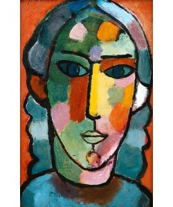 Alexej von Jawlensky, Mädchenkopf.  Um 1915-16