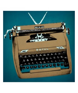 Tina Carlson, TYPEWRITER BROWN I