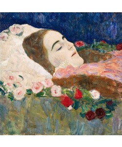 Gustav Klimt, Fräulein Ria Munk auf dem Totenbett. Um 1910