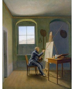 Georg Friedrich Kersting, Caspar David Friedrich im Atelier. 1819.
