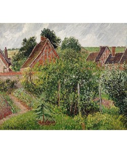 Camille Pissarro, Verregneter Nachmittag in Eragny (Temps de Pluie, apres-midi, Eragny). 1899