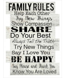 Jane Fox, FAMILY RULES