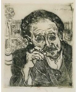 Vincent van Gogh, L'homme à la Pipe. Portrait du Docteur Gachet. (Der Mann mit der Pfeife: Bildnis des Dr. Paul Gachet.)