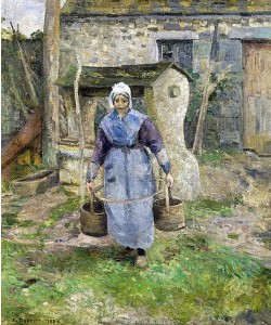 Camille Pissarro, Mutter Presle, Montfoucault. 1874