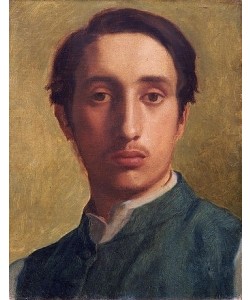 Edgar Degas, Degas mit grüner Weste (Degas en Gilet Vert). Um 1855-56