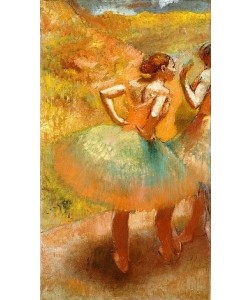 Edgar Degas, Zwei Tänzerinnen im grünen Rock (Deux Danseuses en Jupes Vertes). 1895
