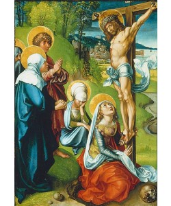 Albrecht Dürer, Altar: Die sieben Schmerzen der Mariae. Tafel oben links. Detail: Mittige Tafel der rechten Seite. 1495/96