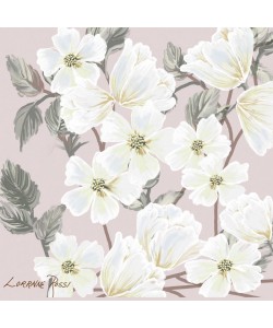 Rossi Lorraine, WHITE FLOWERS ON NUDE II